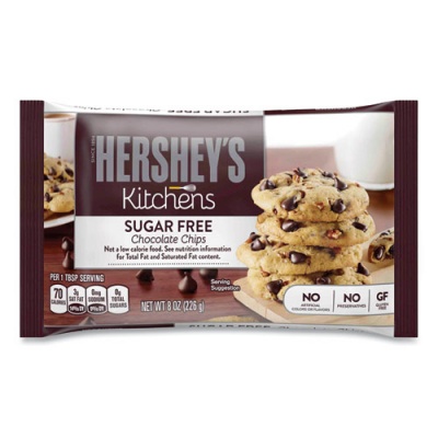 Hershey's Sugar Free Chocolate Chips, 8 oz Bag, 2/Pack, Delivered in 1-4 Business Days (24600350)