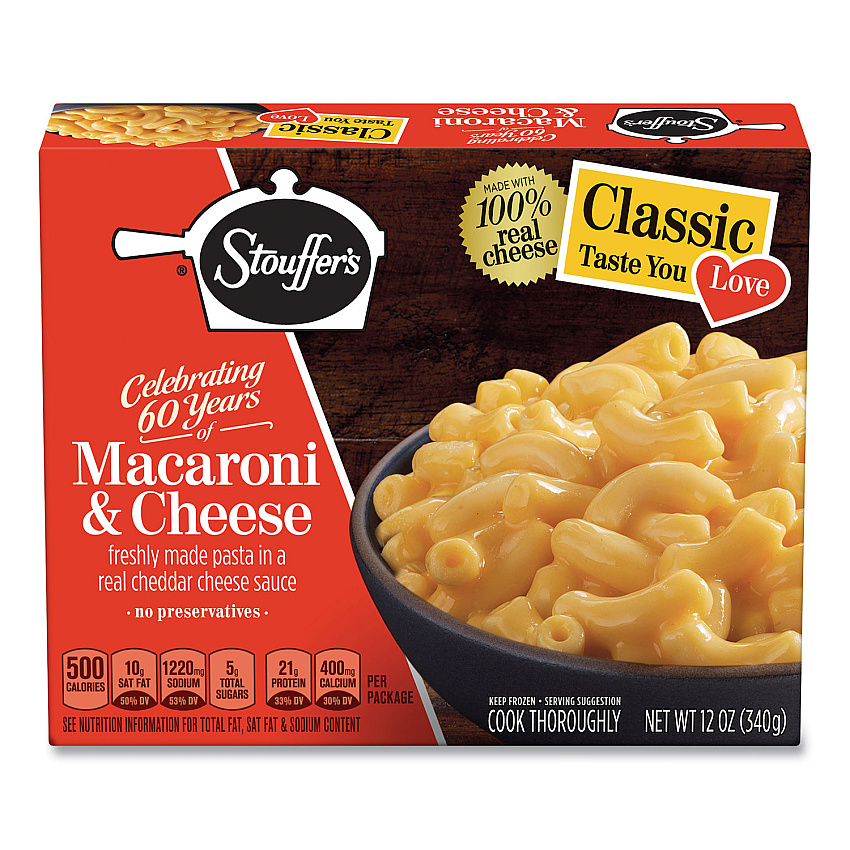 Stouffer's Classics Macaroni and Cheese Meal, 12 oz Box, 6 Boxes/Pack (GRR90300112)