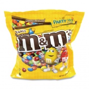 M & M's SUP Party Bag Peanut, 42 oz Bag, 2 Bags/Pack, Ships in 1-3 Business Days (20901304)