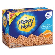 Nabisco Honey Maid Honey Grahams, 14.4 oz Box, 4 Boxes/Pack, Delivered in 1-4 Business Days (22000442)