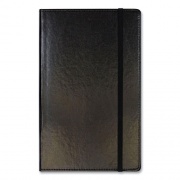 Markings by C.R. Gibson Bonded Leather Journal, 1-Subject, Narrow Rule, Black Cover, (240) 8.25 x 5 Sheets (MJ54791)