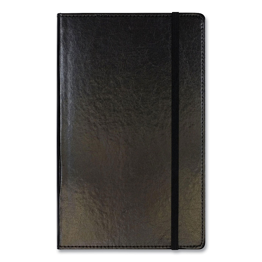 Markings by C.R. Gibson Bonded Leather Journal, 1-Subject, Narrow Rule, Black Cover, (240) 8.25 x 5 Sheets (CGBMJ54791)