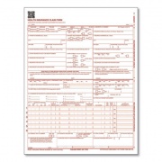 Adams CMS Health Insurance Claim Form, One-Part, 8.5 x 11, 100 Forms (CMS1500L1V)