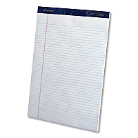 Ampad Gold Fibre Writing Pads, Narrow Rule, 50 White 8.5 x 11.75 Sheets, Dozen (AMP20072R)