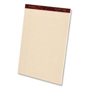 Ampad Gold Fibre Retro Writing Pads, Wide/Legal Rule, 50 Antique Ivory 8.5 x 11.75 Sheets, Dozen (20009)