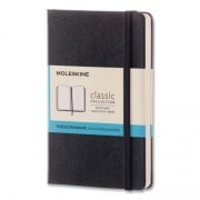 Moleskine Classic Collection Hard Cover Notebook, 1-Subject, Dotted Rule, Black Cover, 5.5 x 3.5 Sheets (895285XX)