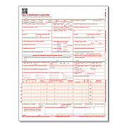 ComplyRight CMS-1500 Health Insurance Claim Form, One-Part (No Copies), 8.5 x 11, 250 Forms Total (TFPCMS12LC250)