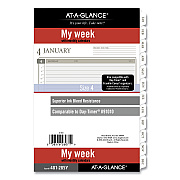 AT-A-GLANCE 2-Page-Per-Week Planner Refills, 8.5 x 5.5, White Sheets, 12-Month (Jan to Dec): 2026 (481285Y21)