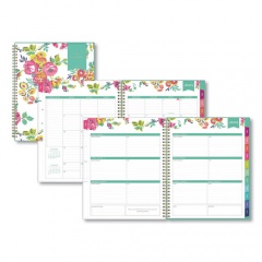 Blue Sky Day Designer Peyton Create-Your-Own Cover Weekly/Monthly Planner, Floral Artwork, 11 x 8.5, White, 12-Month (Jan-Dec): 2023 (103618)