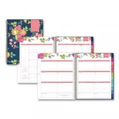 Blue Sky Day Designer Peyton Create-Your-Own Cover Weekly/Monthly Planner, Floral Artwork, 11 x 8.5, Navy, 12-Month (Jan-Dec): 2023 (103617)
