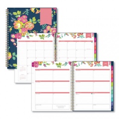Blue Sky Day Designer Peyton Create-Your-Own Cover Weekly/Monthly Planner, Floral, 11 x 8.5, Navy, 12-Month (July-June): 2022-2023 (107924)
