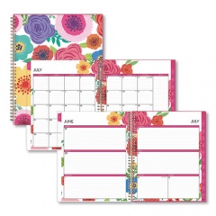 Blue Sky Mahalo Academic Year Create-Your-Own Cover Weekly/Monthly Planner, Floral Artwork, 11 x 8.5, 12-Month (July-June): 2022-2023 (100149)