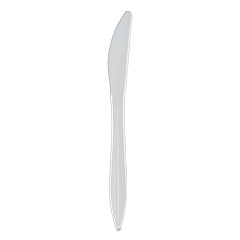 Berkley Square Individually Wrapped Mediumweight Cutlery, Knives, White, 1,000/Carton (BSQ1101000)