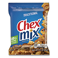 Chex Mix Traditional Snack Mix, 1.75 oz Snack Pack, 60 Packs/Carton (GNM1240)