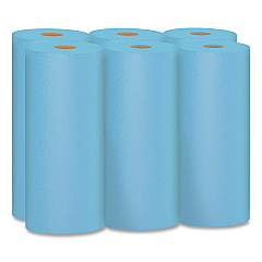 Scott Shop Towels, 1-Ply, 10.4 x 11, Blue, 55/Roll, 6 Rolls/Pack (KIM75180)