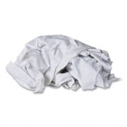 Monarch Brands Cotton Wipers, White, 50/Carton (R030W5410)