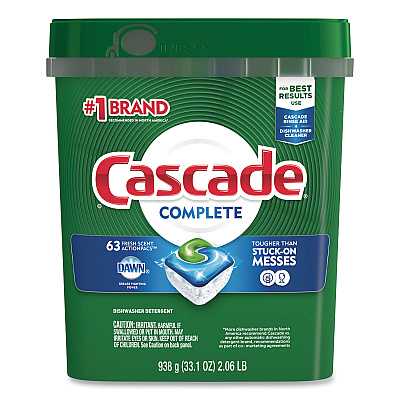Cascade Complete ActionPacs, Fresh Scent, 63/Pack (PGC97720)