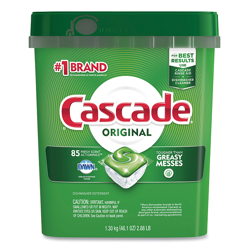 Cascade ActionPacs, Fresh Scent, 85/Pack (PGC18629)