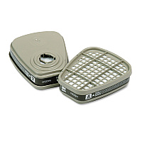3M 6001 Respirator Cartridge for Certain Organic Vapors, 2/Pack