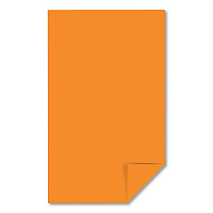 Astrobrights Color Paper, 24 lb Bond Weight, 8.5 x 14, Cosmic Orange, 500/Ream (WAU22652)