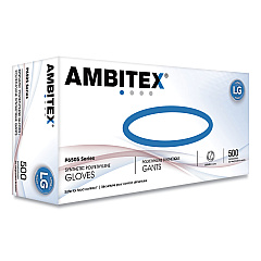 AMBITEX P6505 Series Polyethylene Gloves, 1.25 mil, Large, Clear, 500/Box (TXIPLG6505)