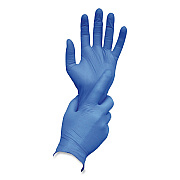 AMBITEX N400 Series Powder-Free Nitrile Gloves, Small, Blue, 100/Box (TXINSM400)