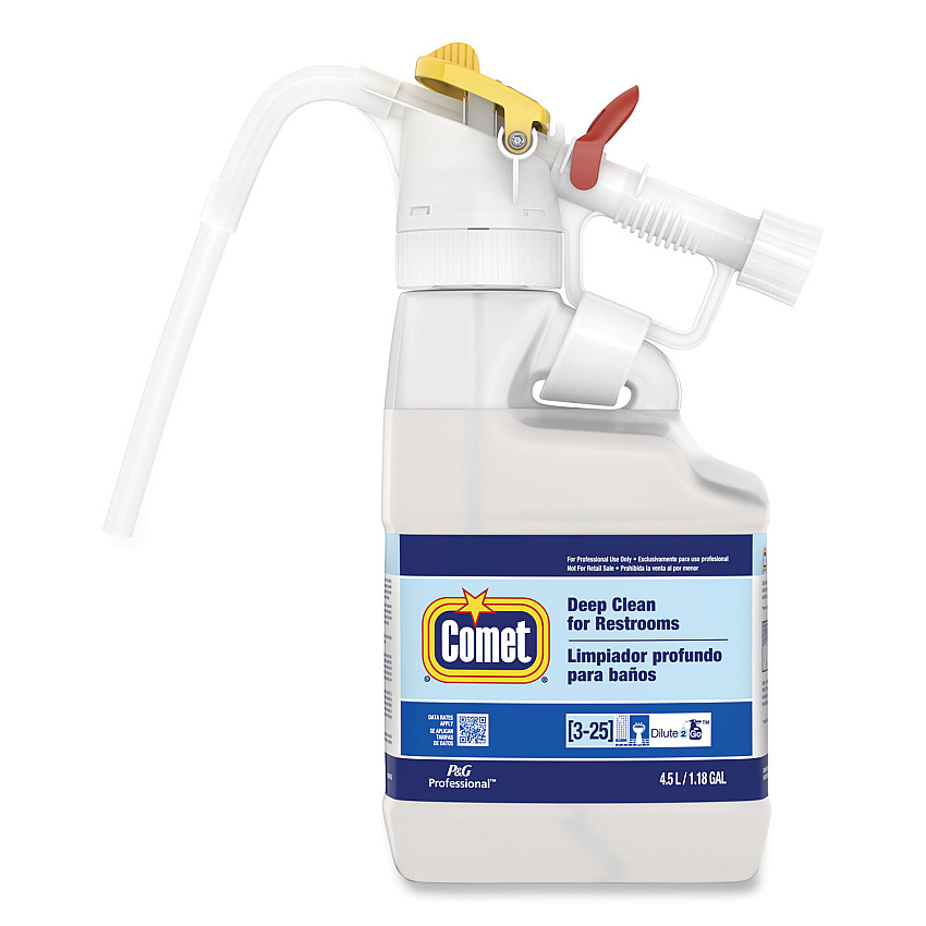 P&G Professional Dilute 2 Go, Comet Deep Clean for Restrooms, Fresh Scent, , 4.5 L Jug, 1/Carton (PGC86678)