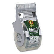 Duck EZ Start Premium Packaging Tape with Dispenser, 1.5" Core, 1.88" x 55.5 yds, Clear (DUC1259457)