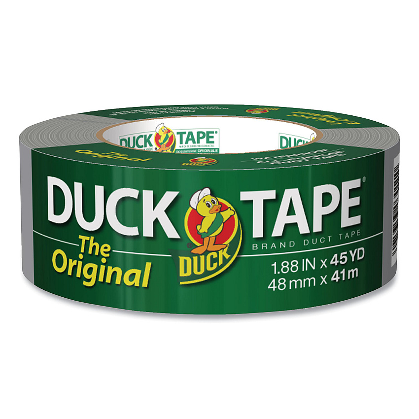 Duck Duct Tape, 3" Core, 1.88" x 45 yds, Gray (DUCB45012)