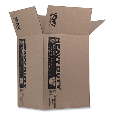Duck Heavy-Duty Boxes, Regular Slotted Container (RSC), 18" x 18" x 24", Brown (DUC280727)