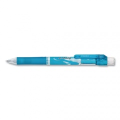 Pentel .e-Sharp Mechanical Pencil, 0.5 mm, HB (#2.5), Black Lead, Sky Blue Barrel, Dozen (AZ125S)