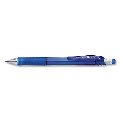 Pentel EnerGize-X Mechanical Pencil, 0.7 mm, HB (#2), Black Lead, Blue Barrel, Dozen (PENPL107C)