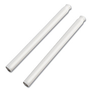 Clic Eraser Refills for Pentel Clic Erasers, Cylindrical Rod, White, 2/Pack (PENZER2)