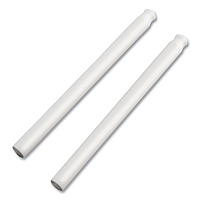 Clic Eraser Refills for Pentel Clic Erasers, Cylindrical Rod, White, 2/Pack (PENZER2)