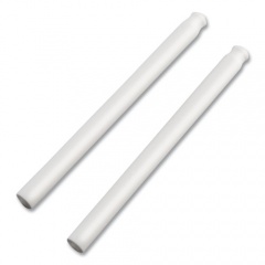 Clic Eraser Refills for Pentel Clic Erasers, Cylindrical Rod, White, 2/Pack (ZER2)