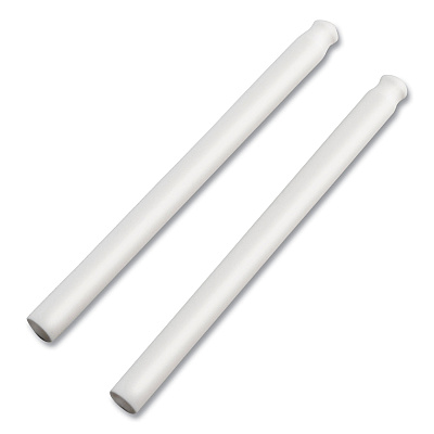 Clic Eraser Refills for Pentel Clic Erasers, Cylindrical Rod, White, 2/Pack (PENZER2)