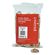 Universal Rubber Bands, Size 12, 0.04" Gauge, Beige, 1 lb Box, 2,500/Pack (UNV00112)