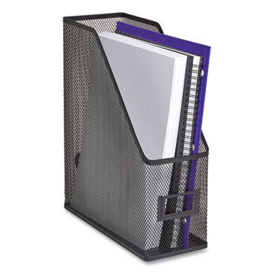 TRU RED Mesh Magazine File, 4.53 x 10.51 x 12.4, Black (TUD24402467)