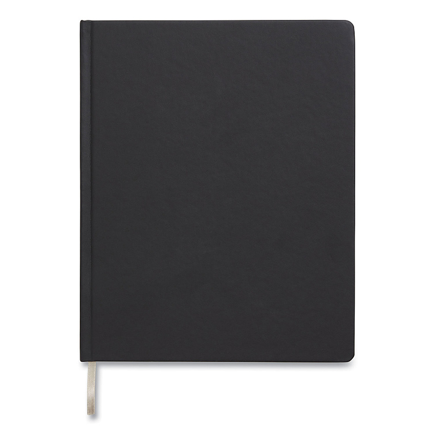 TRU RED Hardcover Business Journal, 1-Subject, Narrow Rule, Black Cover, (96) 10 x 8 Sheets (TUD24377295)