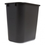 Coastwide Professional Open Top Indoor Trash Can , 7 gal, Plastic, Black (124867)
