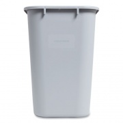 Coastwide Professional Open Top Indoor Trash Can , 7 gal, Plastic, Gray (540526)