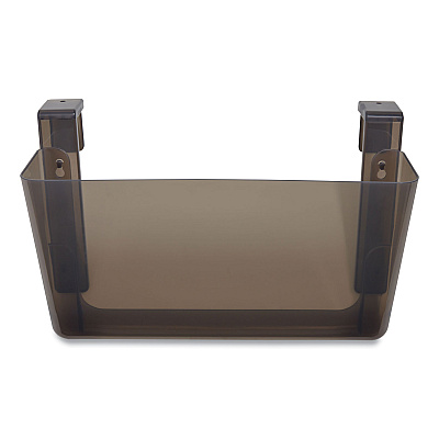 TRU RED Unbreakable Plastic Wall File, Letter Size, 13" x 3.69" x 7.17", Smoke (TUD24380789)