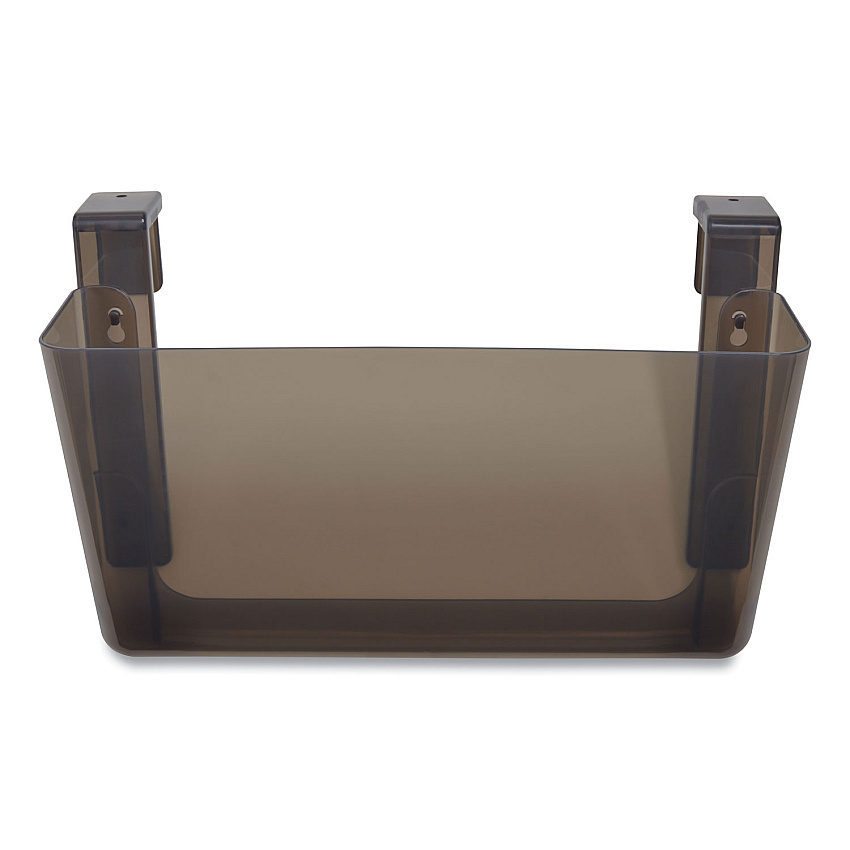 TRU RED Unbreakable Plastic Wall File, Letter Size, 13" x 3.69" x 7.17", Smoke (TUD24380789)
