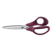 TRU RED Stainless Steel Scissors, 8" Long, 3.58" Cut Length, Straight Purple Handle (TUD24380504)