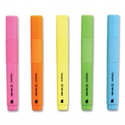 TRU RED Pen Style Chisel Tip Highlighter, Assorted Ink Colors, Chisel Tip, Assorted Barrel Colors, 12/Pack (24376651)