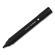TRU RED Permanent Marker, Tank-Style, Medium Chisel Tip, Black, 36/Pack (TUD24376642)