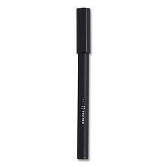 TRU RED Quick Dry Gel Pen, Stick, Medium 0.7 mm, Black Ink, Black Barrel, Dozen (TUD24377020)