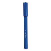 TRU RED Quick Dry Gel Pen, Stick, Fine 0.5 mm, Blue Ink, Blue Barrel, Dozen (TUD24377023)