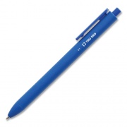 TRU RED Quick Dry Gel Pen, Retractable, Medium 0.7 mm, Blue Ink, Blue Barrel, Dozen (24377029)