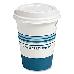 Perk Plastic Cold Cups, 16 oz, Blue, 50/Pack (PRK24353995)